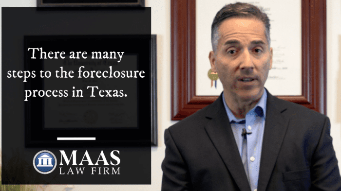 There are many steps to the foreclosure process in texas.
