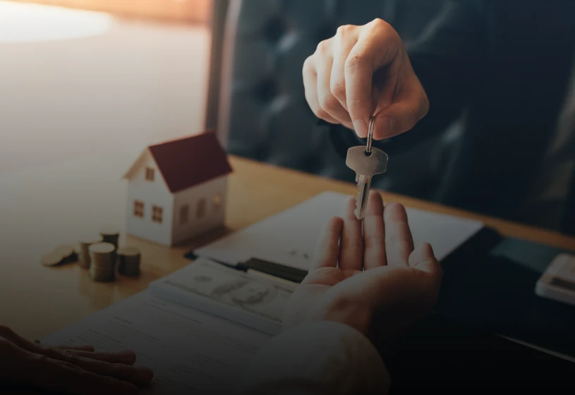 Receiving keys for new property